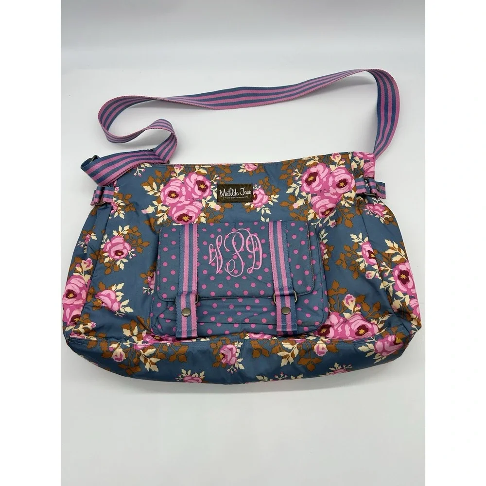 Matilda Jane CARRY IT OFF Messenger Computer Diaper School Bag Make Believe